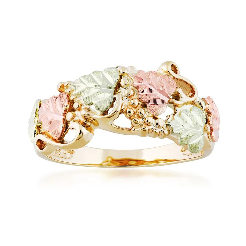 Beautiful Grapes - Black Hills Gold Ladies Ring
