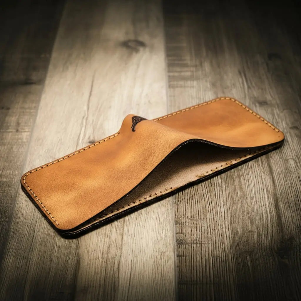 Rio Grande Bifold Wallet — 4 Slots, Handmade in Texas
