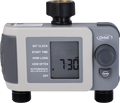 Gray digital hose timer.