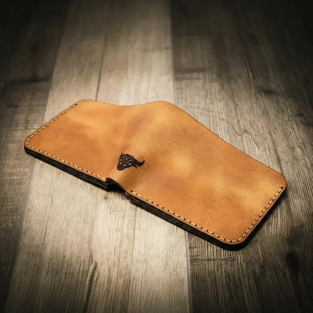 Rio Grande Bifold Wallet — 4 Slots, Handmade in Texas