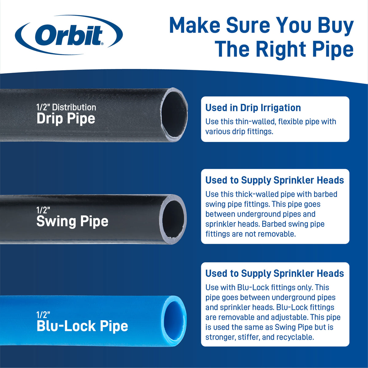 1/2" x 100' Pro-Blend Flex Pipe 38931