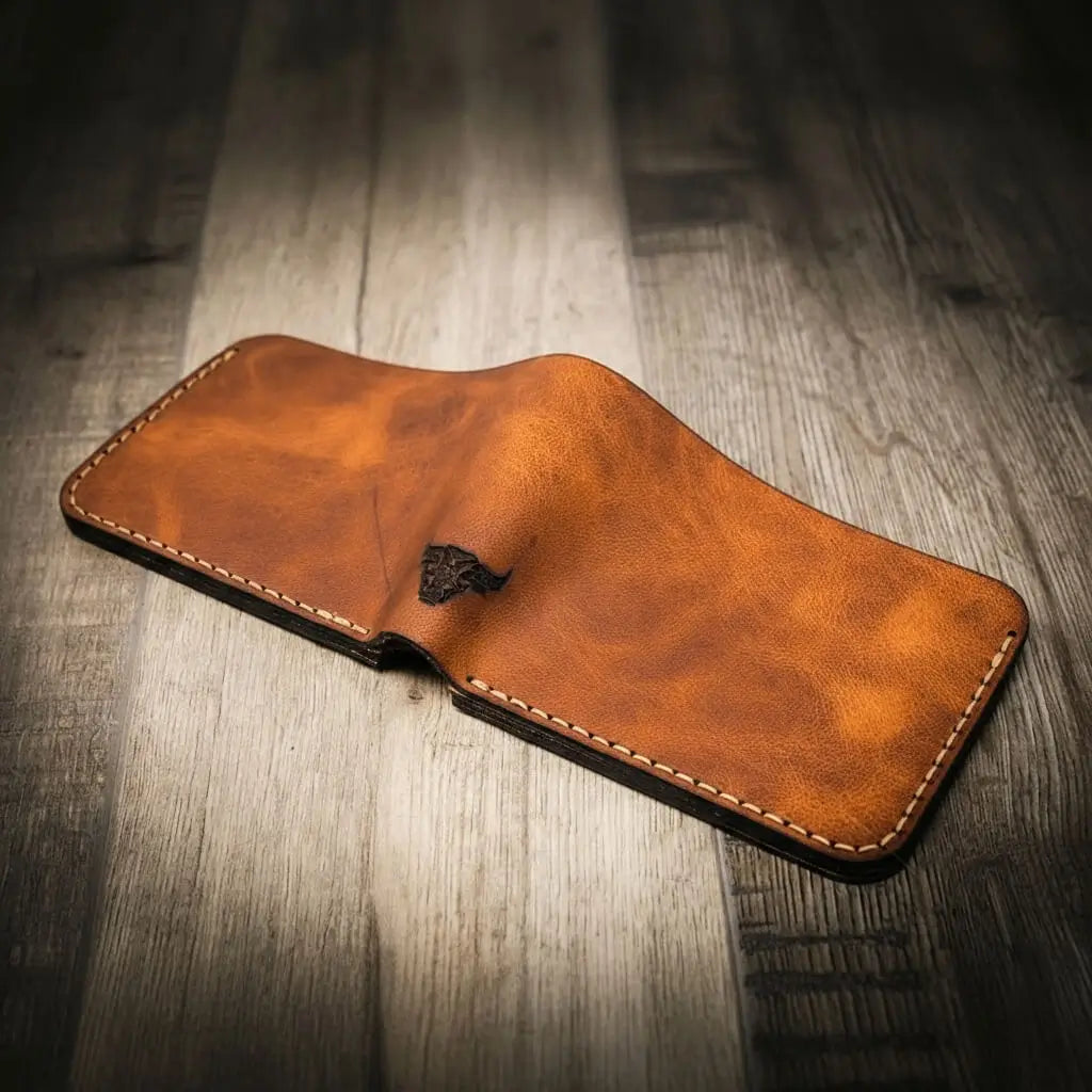 Rio Grande Bifold Wallet — 4 Slots, Handmade in Texas