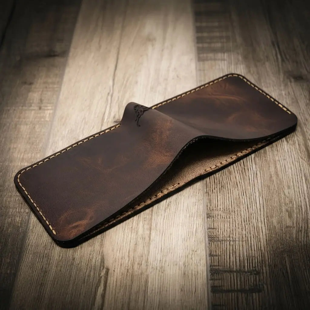 Rio Grande Bifold Wallet — 4 Slots, Handmade in Texas