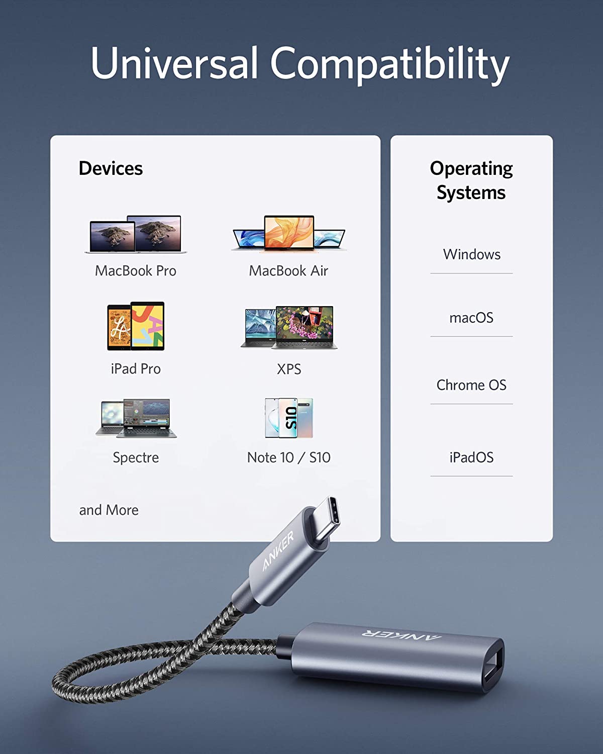 Anker <b>PowerExpand</b> USB-C to DisplayPort Adapter