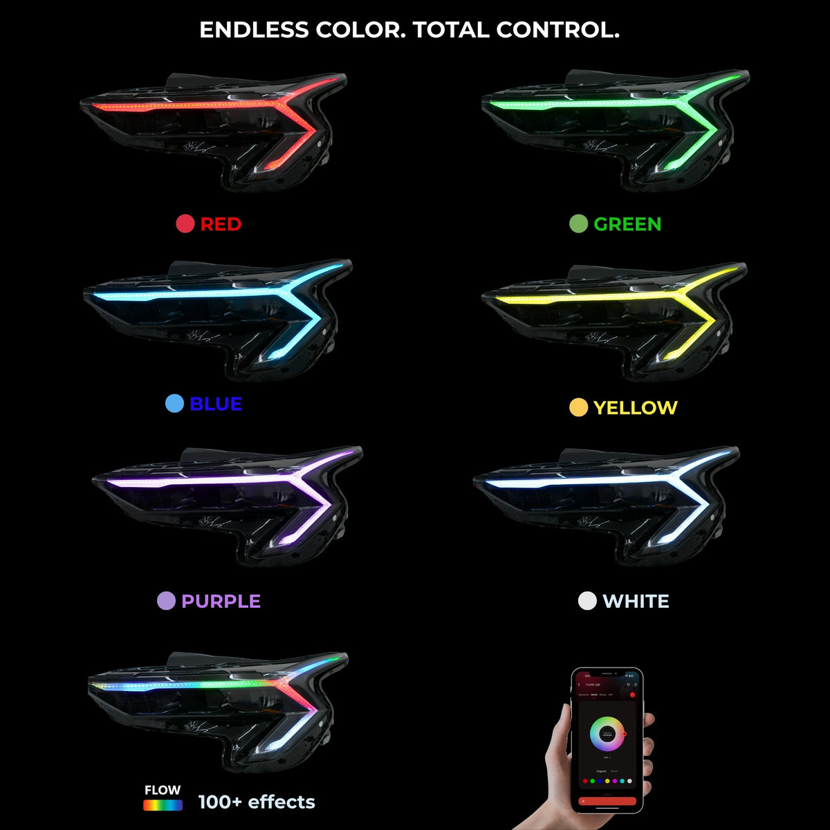 Kia K5 Flow Multicolor DRL Boards (2025-2026)
