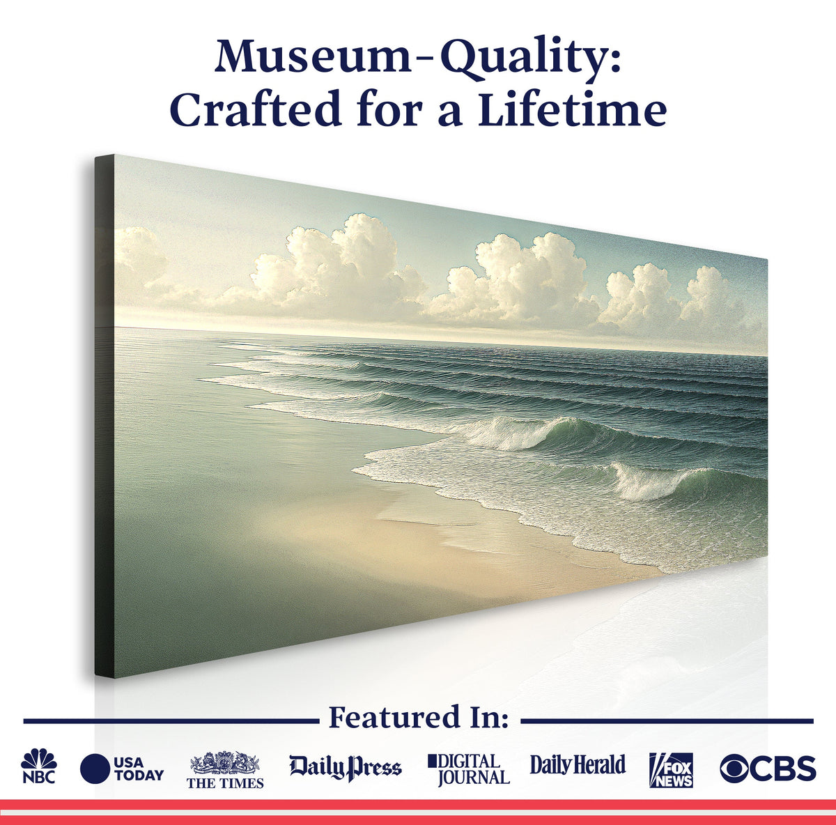 Beach Shoreline Coastal Wall Art VI
