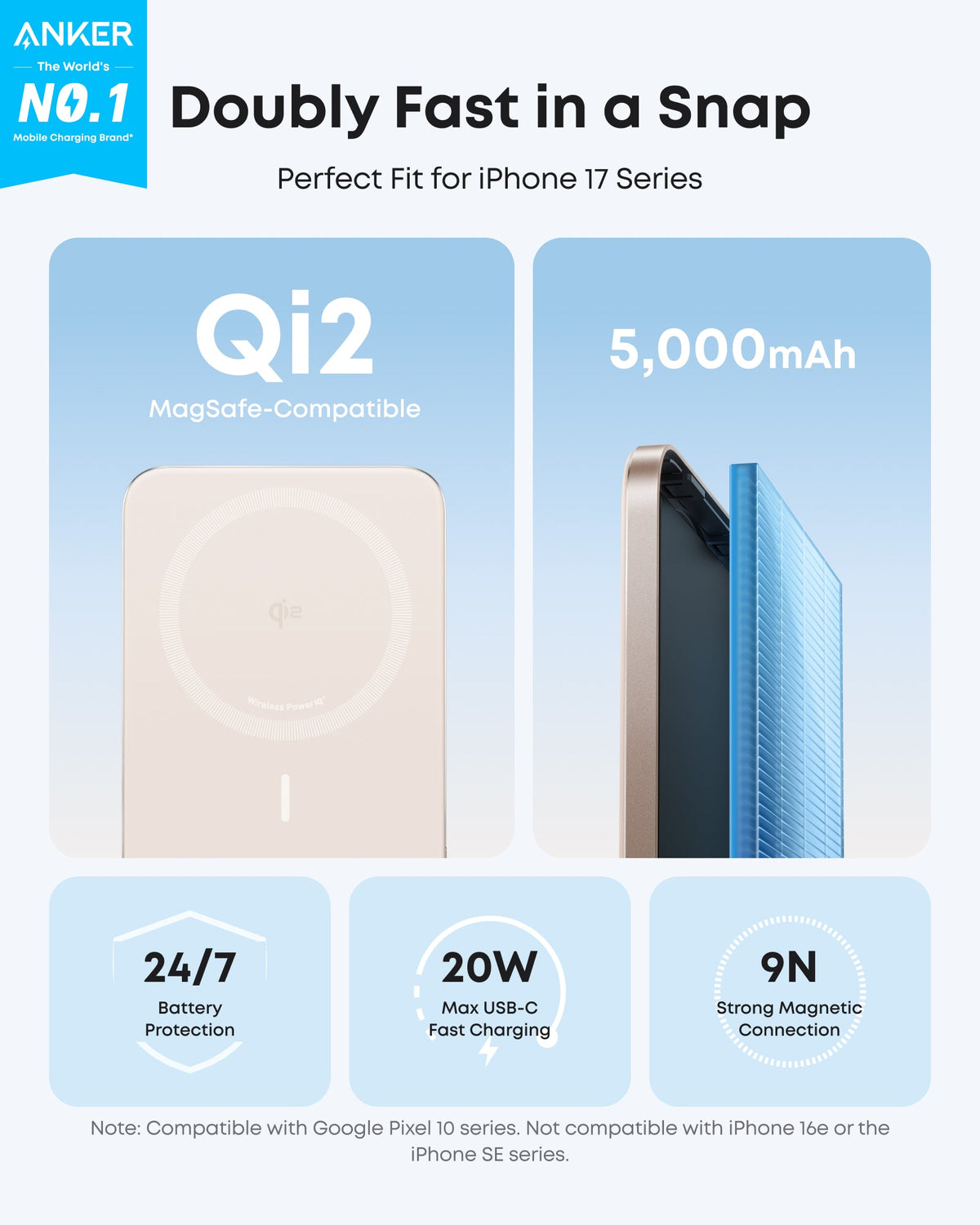 Peach power bank charging speed graphic.