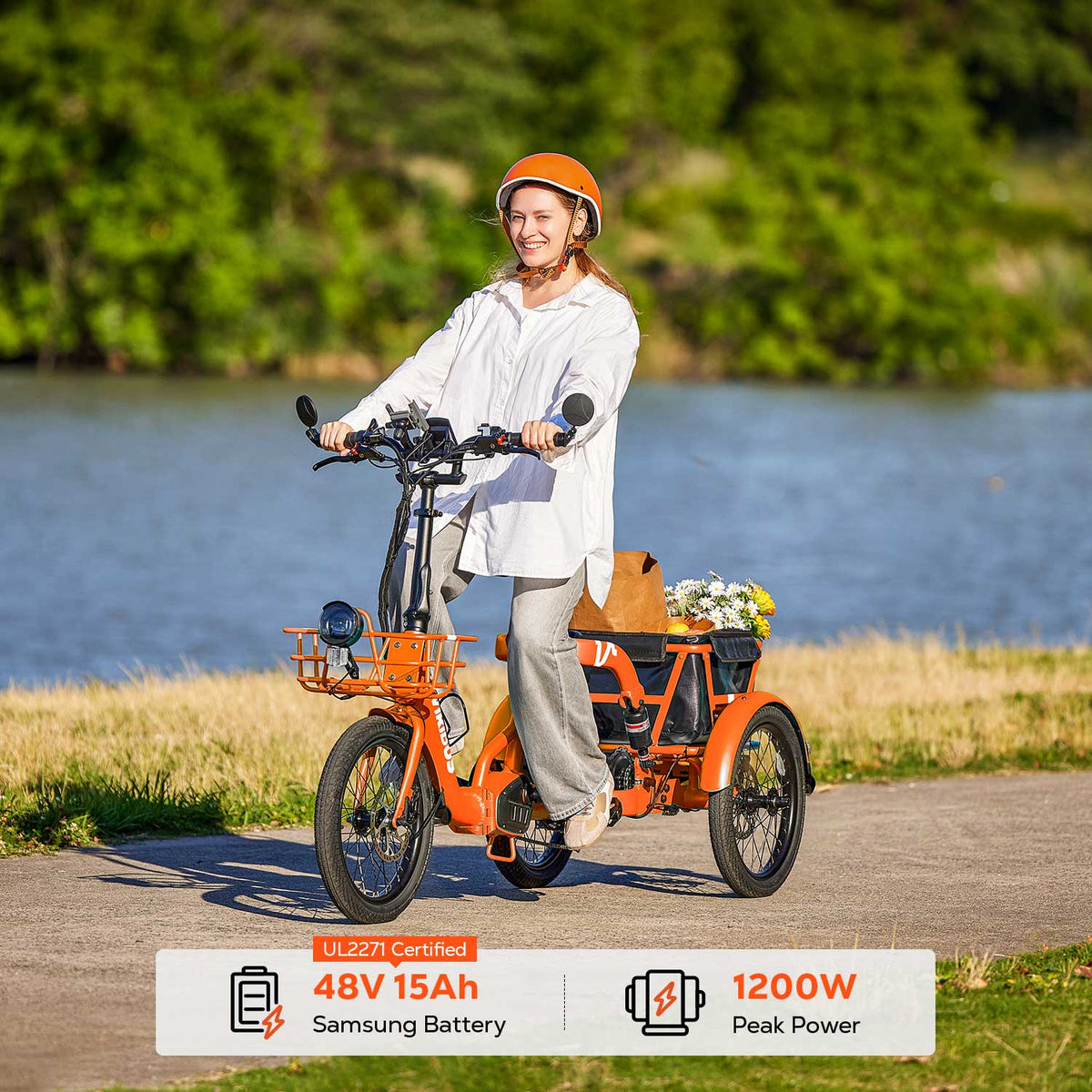 Viribus FC2 Folding Electric Tricycle