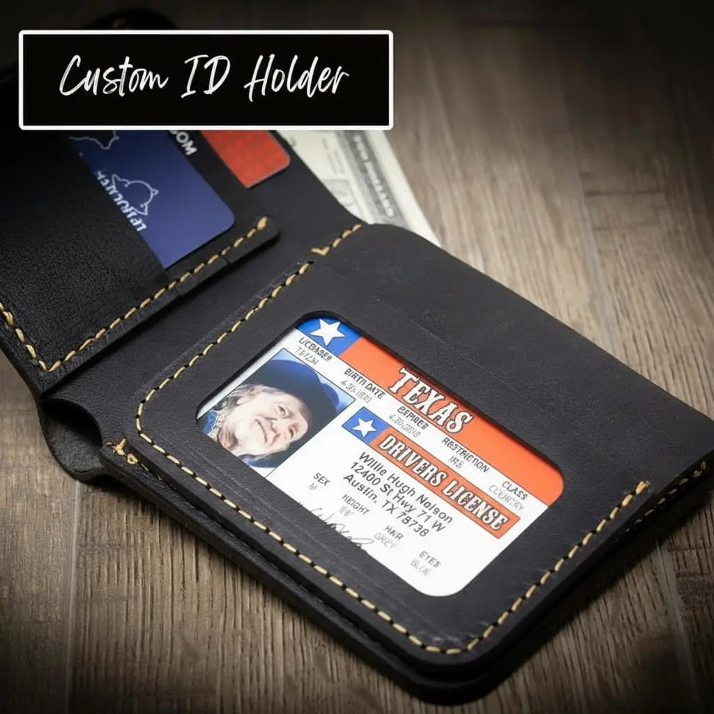Rio Grande Bifold Wallet — 4 Slots, Handmade in Texas