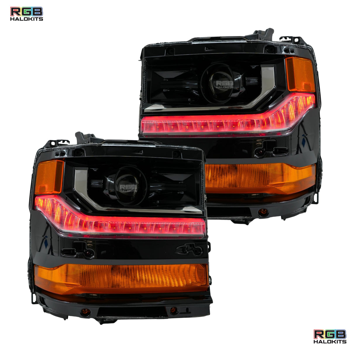 Chevrolet Silverado Multicolor Flow Series DRL Boards (2016-2018)