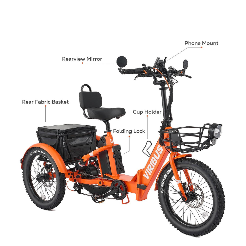 Viribus FC1 Folding Electric Tricycle