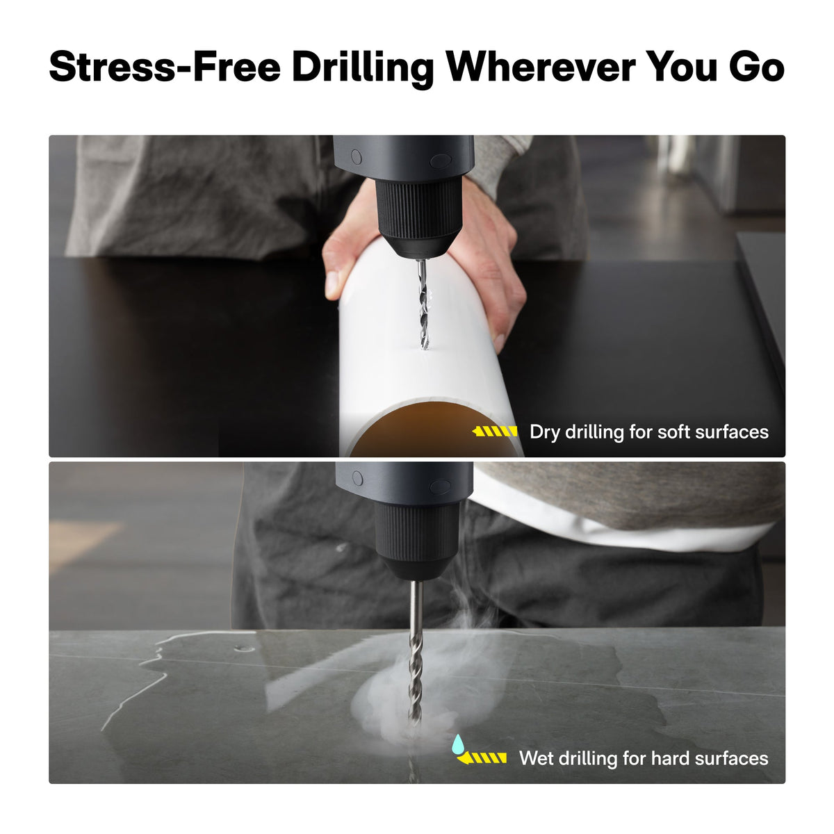 Drill used around a home.
