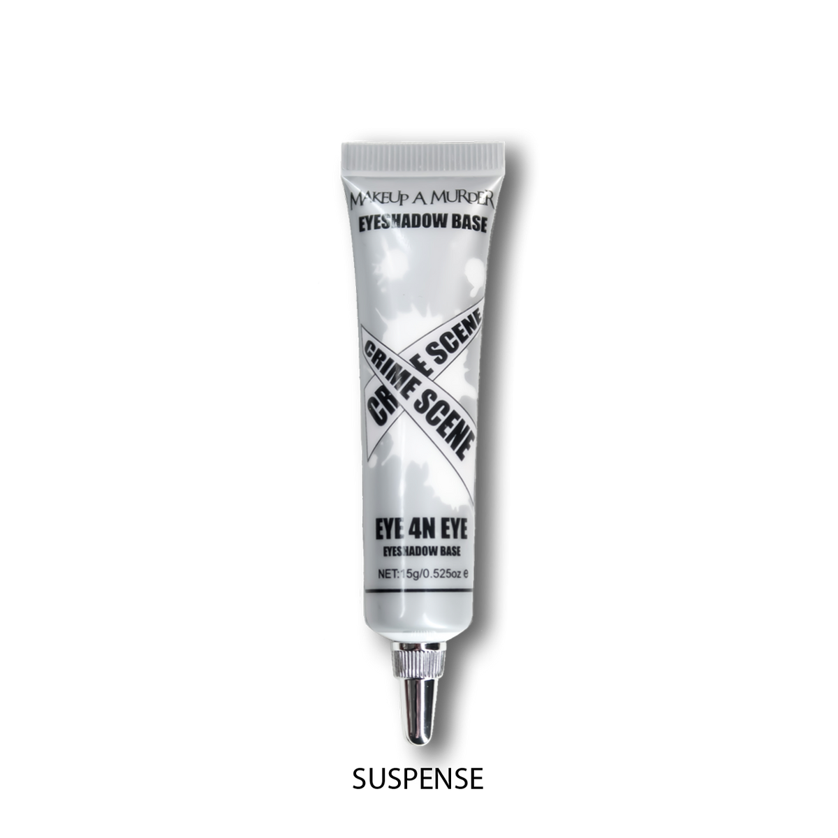 Pale cosmetic squeeze tube.