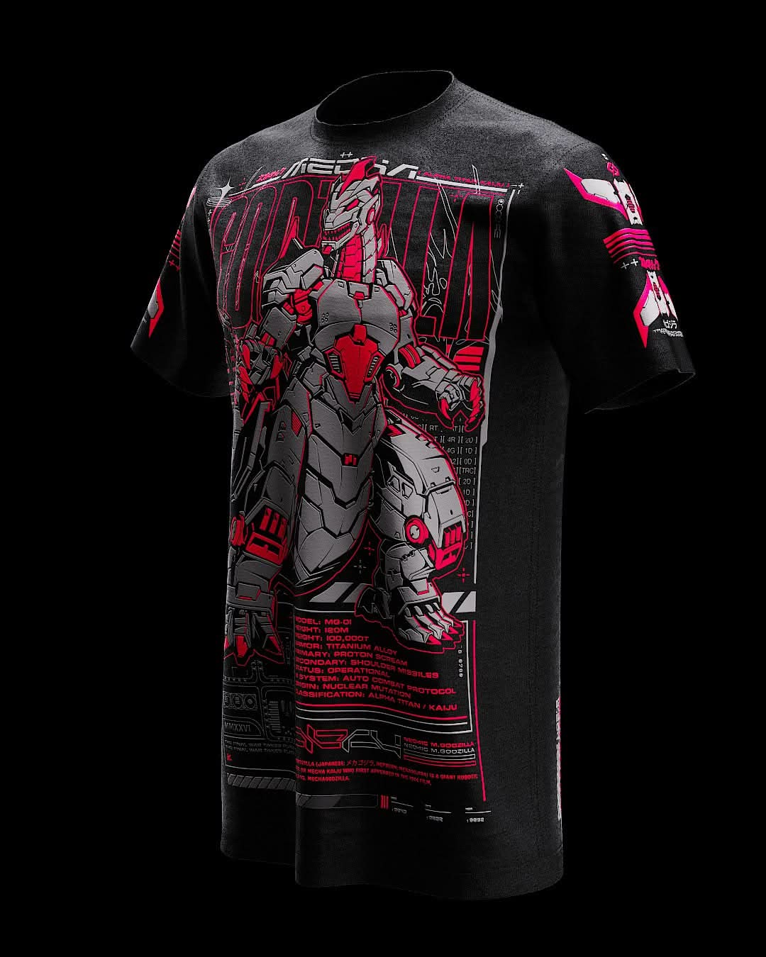 MCHA GDZILLA ( UV Red )