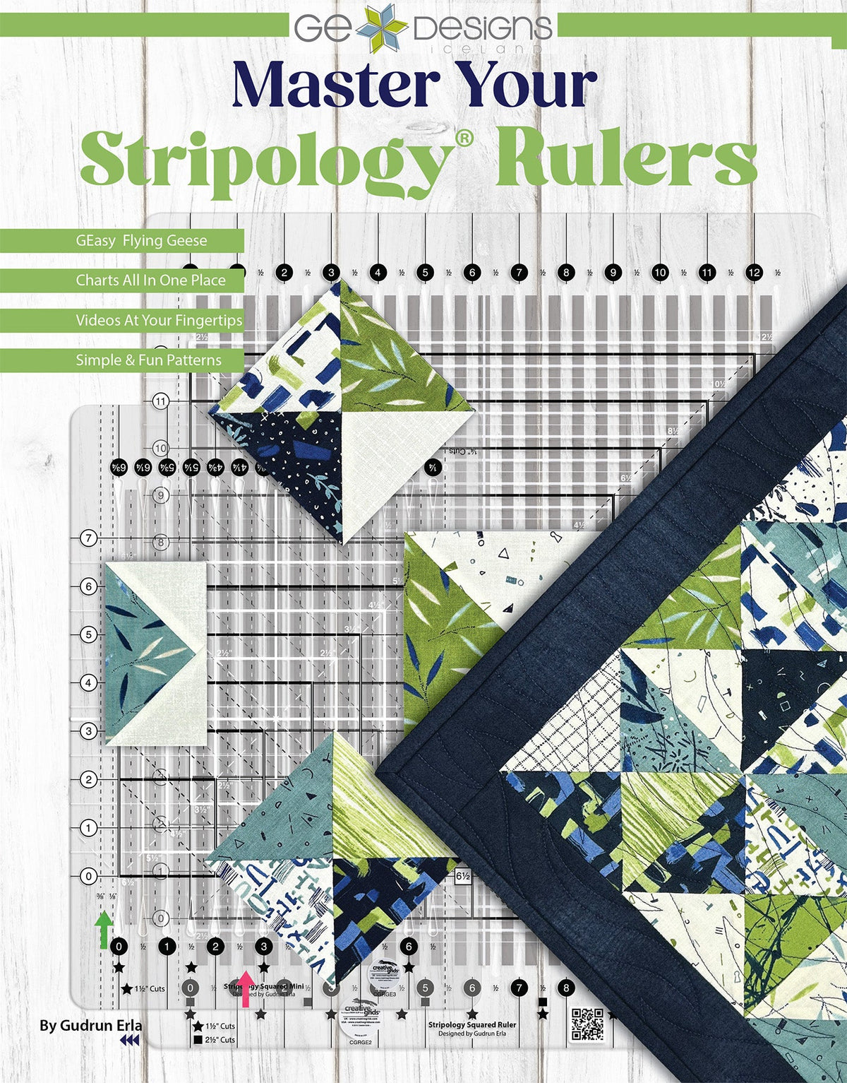 Close-up of Master Your Stripology Rulers cover.
