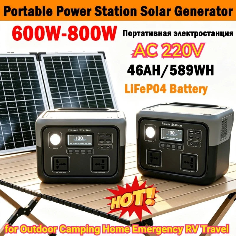 Power station beside solar panel.