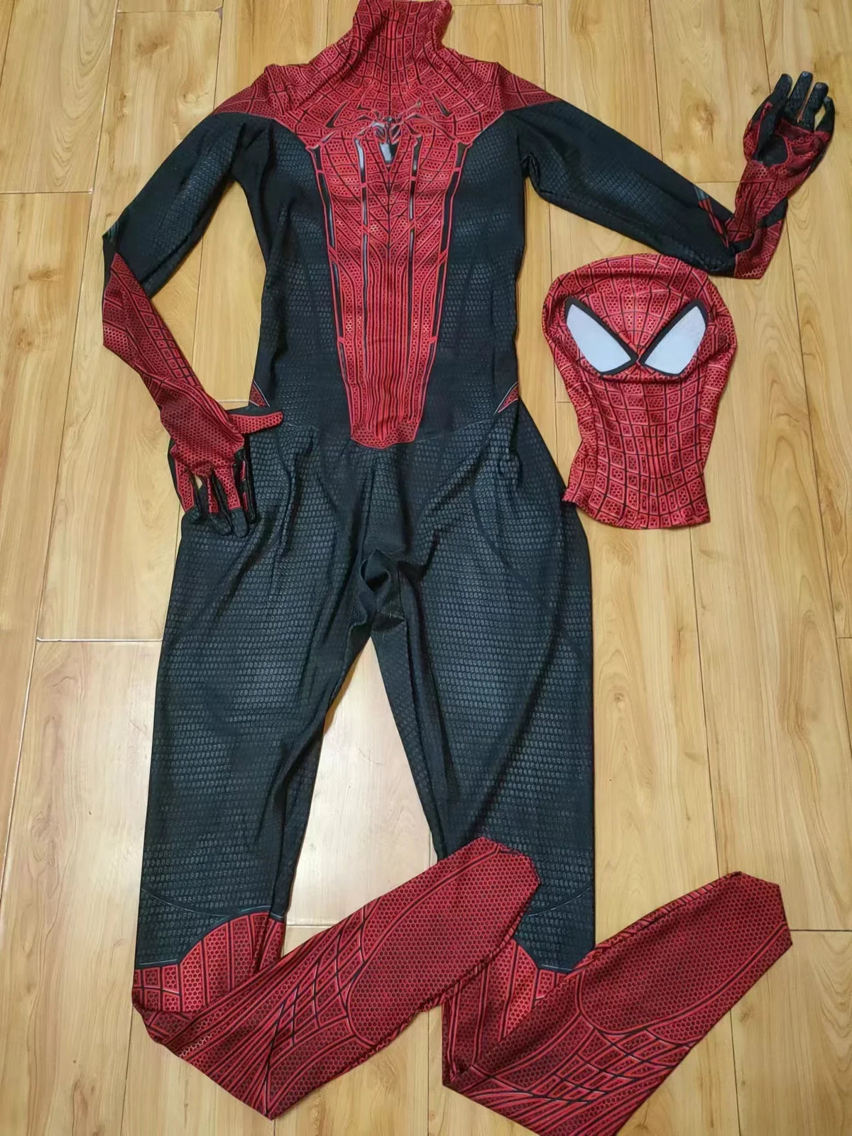 Cosplay TASM1 Costume Superhero Spandex Zentai Bodysuit Outfits Man Halloween Costume