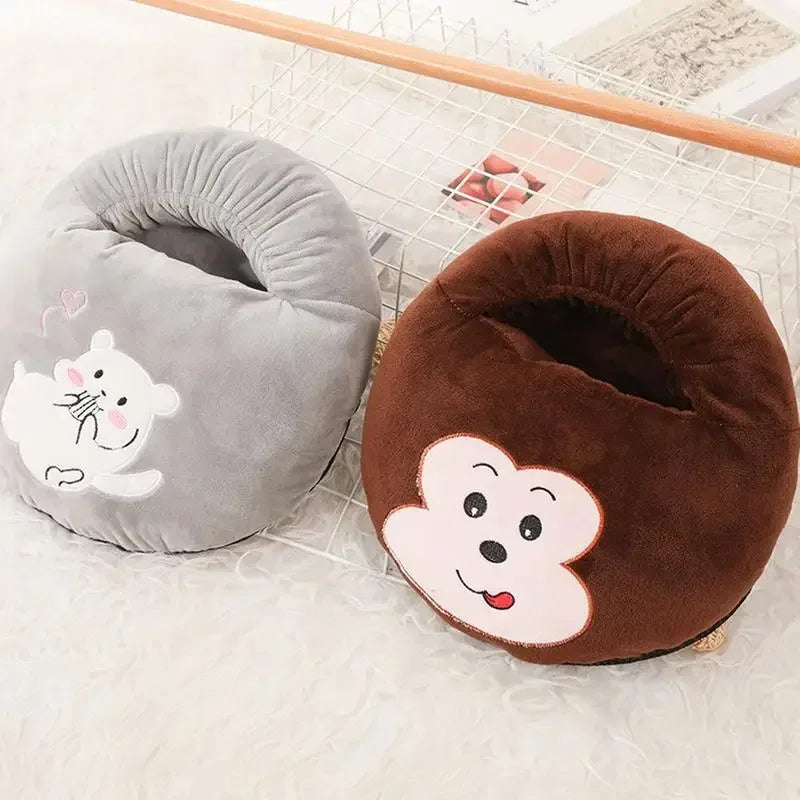 USB Foot Warmer Foot Heater Thermal Heater for Soft Plush Warm Foot Cover Electric Heating Feet Warmer for Home Bedroom