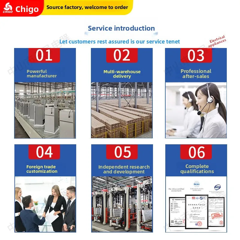 Refrigerator supplier service graphic.