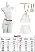 Kid Girls  Cosplay Kids Black Gloden Costume Chid Disguise Performance Roleplay Uniform Halloween