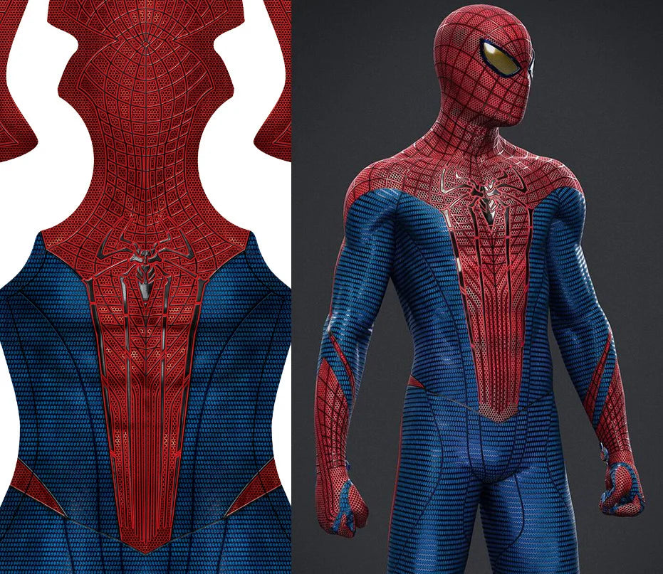 Cosplay TASM1 Costume Superhero Spandex Zentai Bodysuit Outfits Man Halloween Costume
