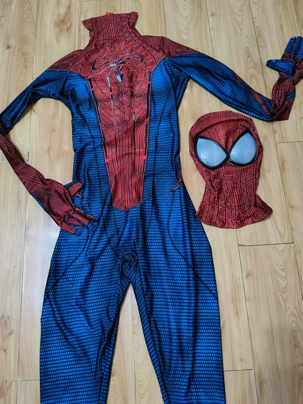 Cosplay TASM1 Costume Superhero Spandex Zentai Bodysuit Outfits Man Halloween Costume