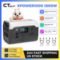 Portable power station promotional graphic.