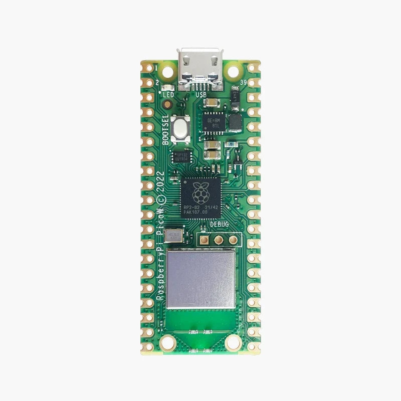 Original Raspberry Pi Pico/2, Pico with Wireless WiFi Development Board, Pico or Pico H with Pin Header, Support MicroPython/C++