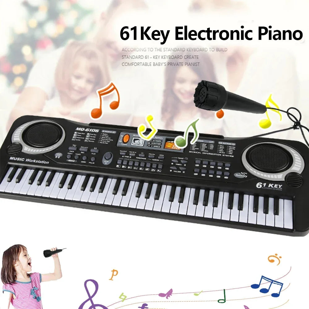 Electronic keyboard feature collage.