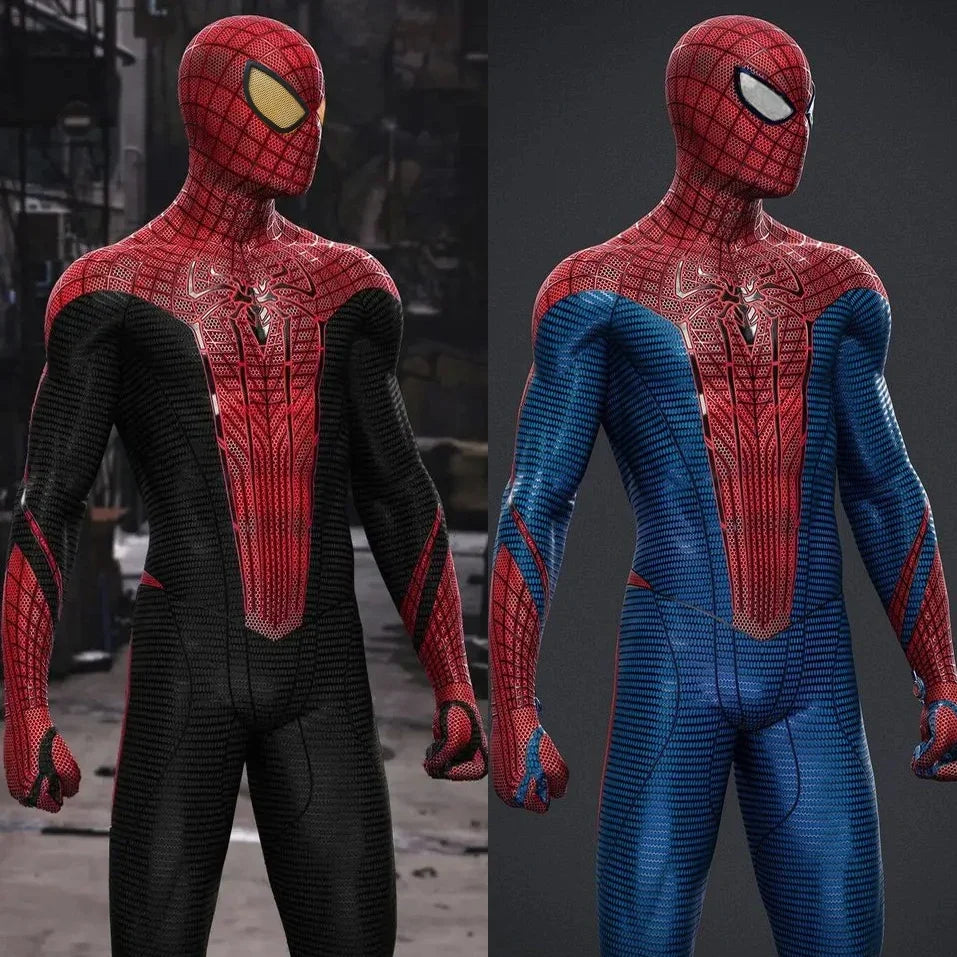 Cosplay TASM1 Costume Superhero Spandex Zentai Bodysuit Outfits Man Halloween Costume
