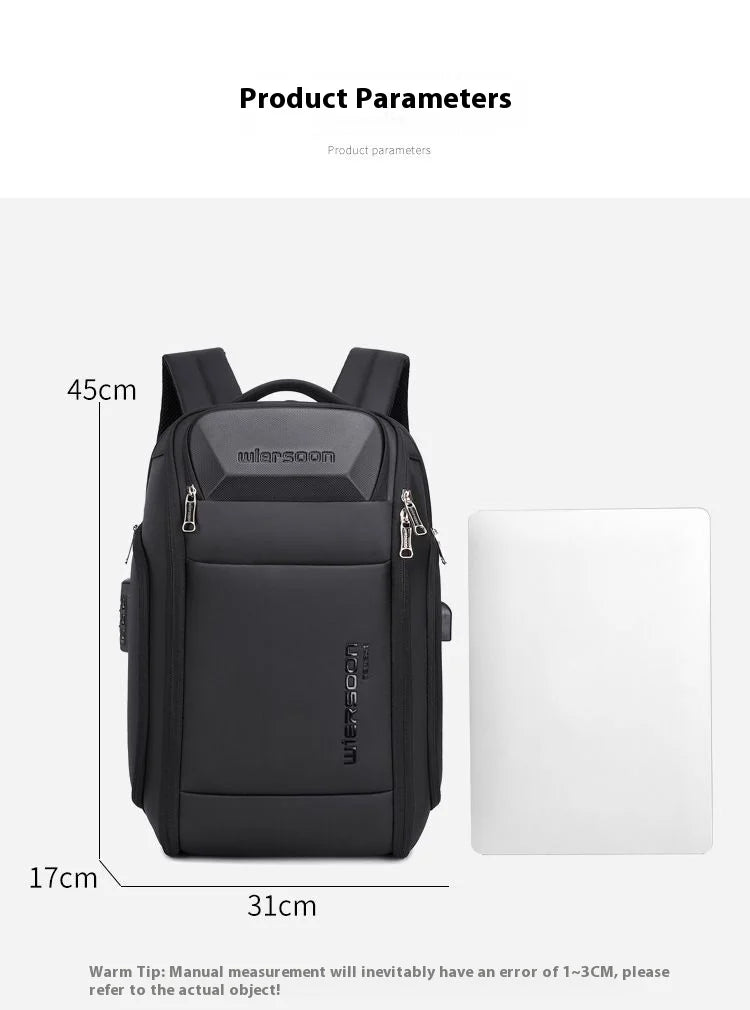 Backpack dimensions.