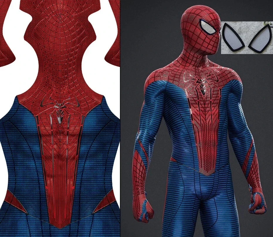 Cosplay TASM1 Costume Superhero Spandex Zentai Bodysuit Outfits Man Halloween Costume