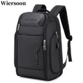 Black rectangular backpack.