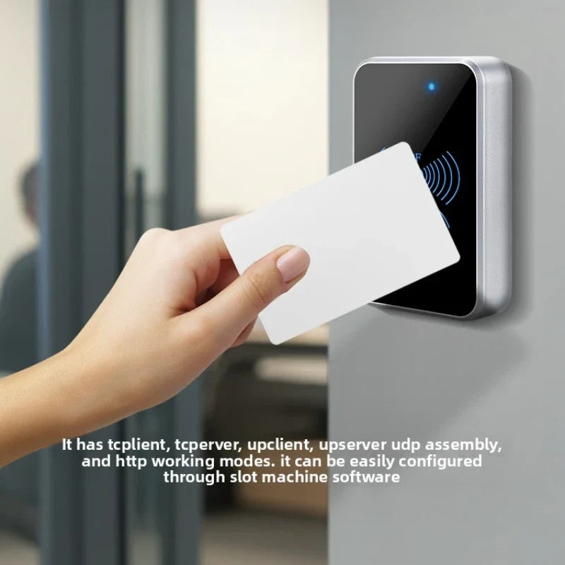 TCP IP Network Card Reader 13.56Mhz Ethernet LAN MF1 Port RFID RJ45 Device Support HTTP NFC Internet Reading Head