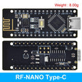 TZT 1/3PCS RF-Nano for Arduino Nano V3.0, Micro USB Nano Board ATmega328P QFN32 5V 16M CH340, Integrate NRF24l01+2.4G wireless