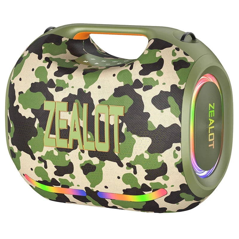 ZEALOT-ZE21 250W Big Power Wireless TWS Subwoofer Bluetooth Speaker High Volume Waterproof Portable Mobile Power HIFI Sound