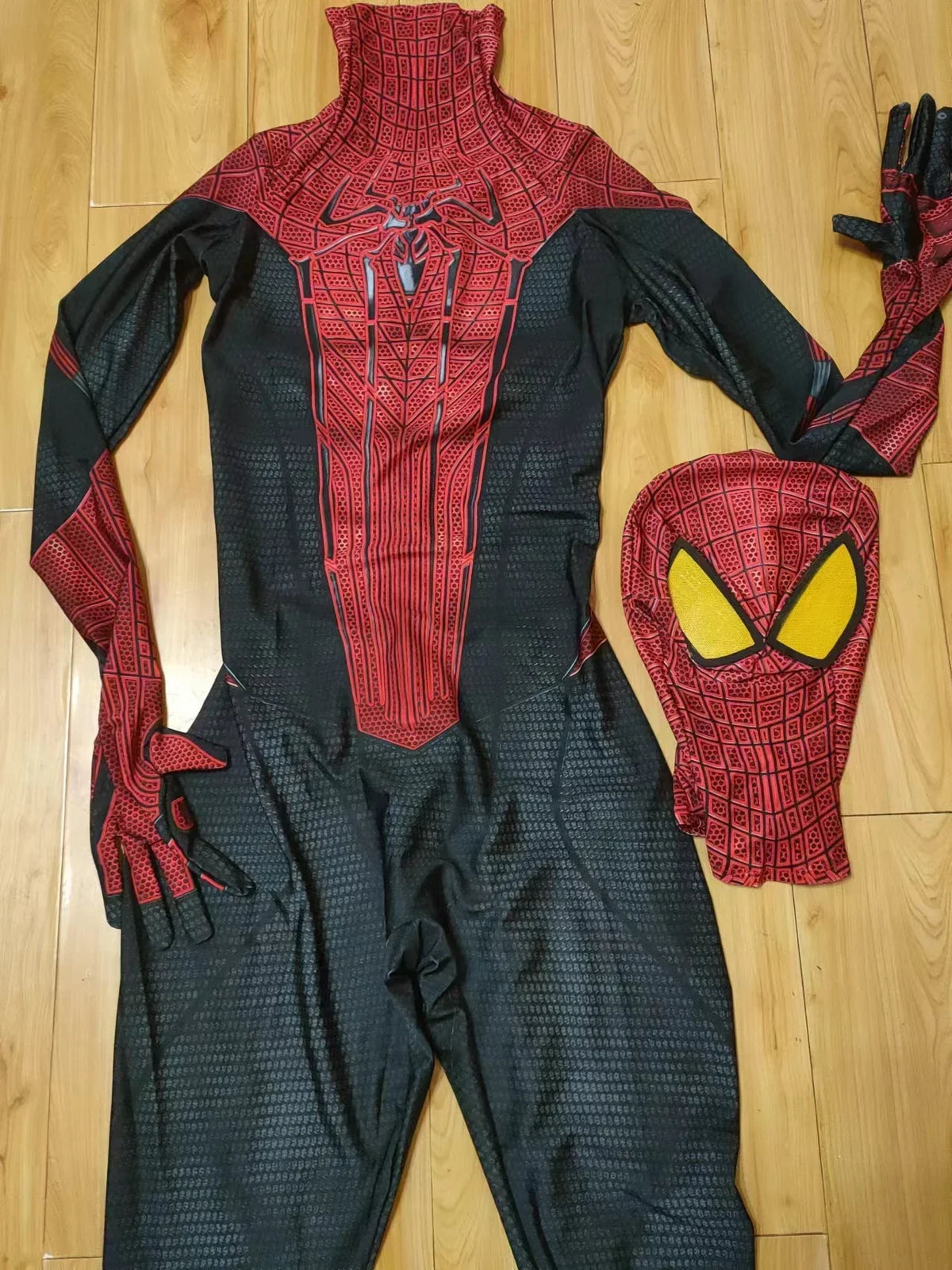 Cosplay TASM1 Costume Superhero Spandex Zentai Bodysuit Outfits Man Halloween Costume