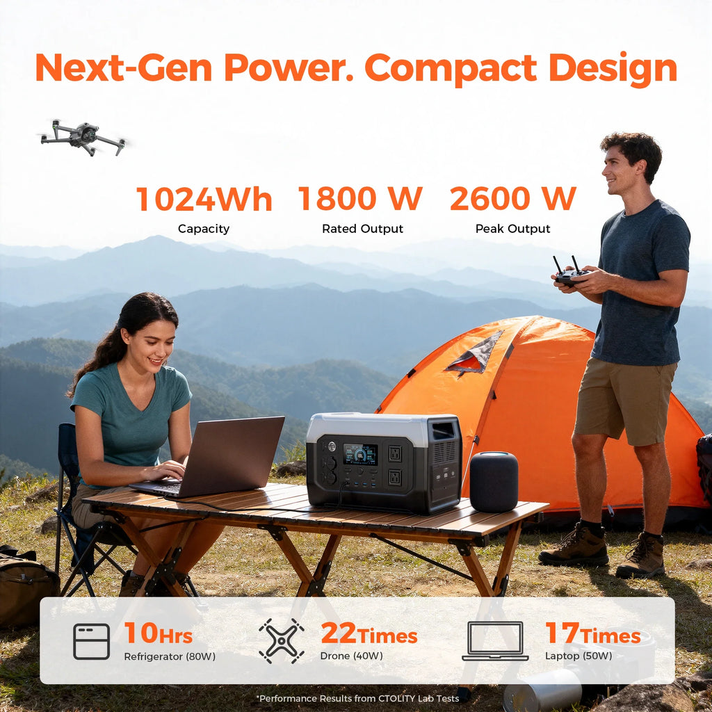 Power station size and capacity graphic.