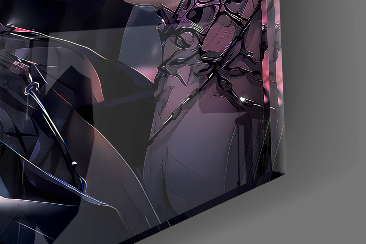 Shadow Queen Glass Wall Art || Designer Collection