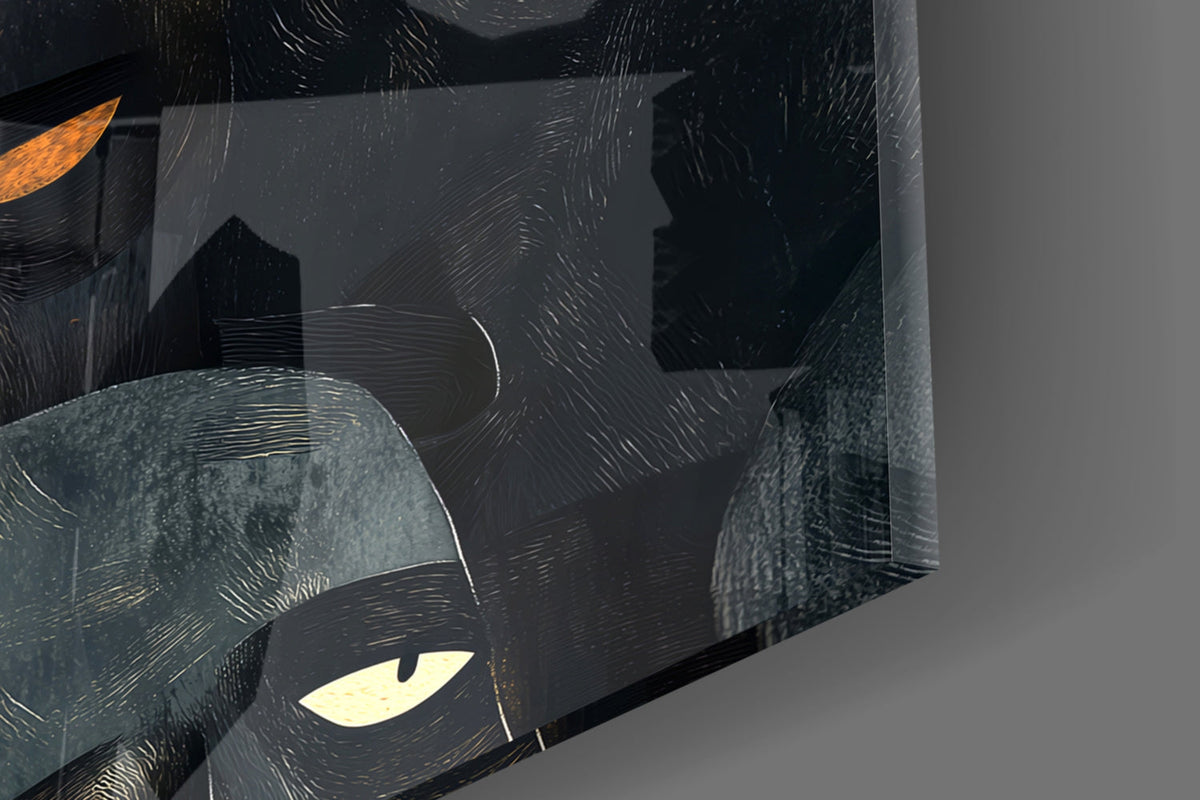 Foreign Faces Glass Wall Art || Designer Collection