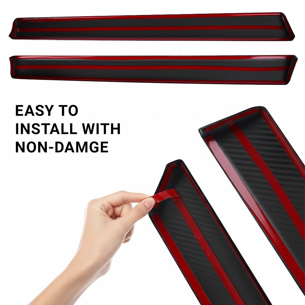 Cybertruck Carbon Fiber Door Panel Covers 4 Packs