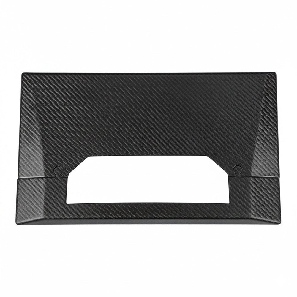 Cybertruck Display Back Overlay | Real Dry Carbon Fiber Center Screen Cover