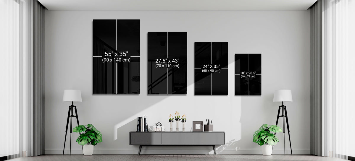 I am Strong Glass Wall Art