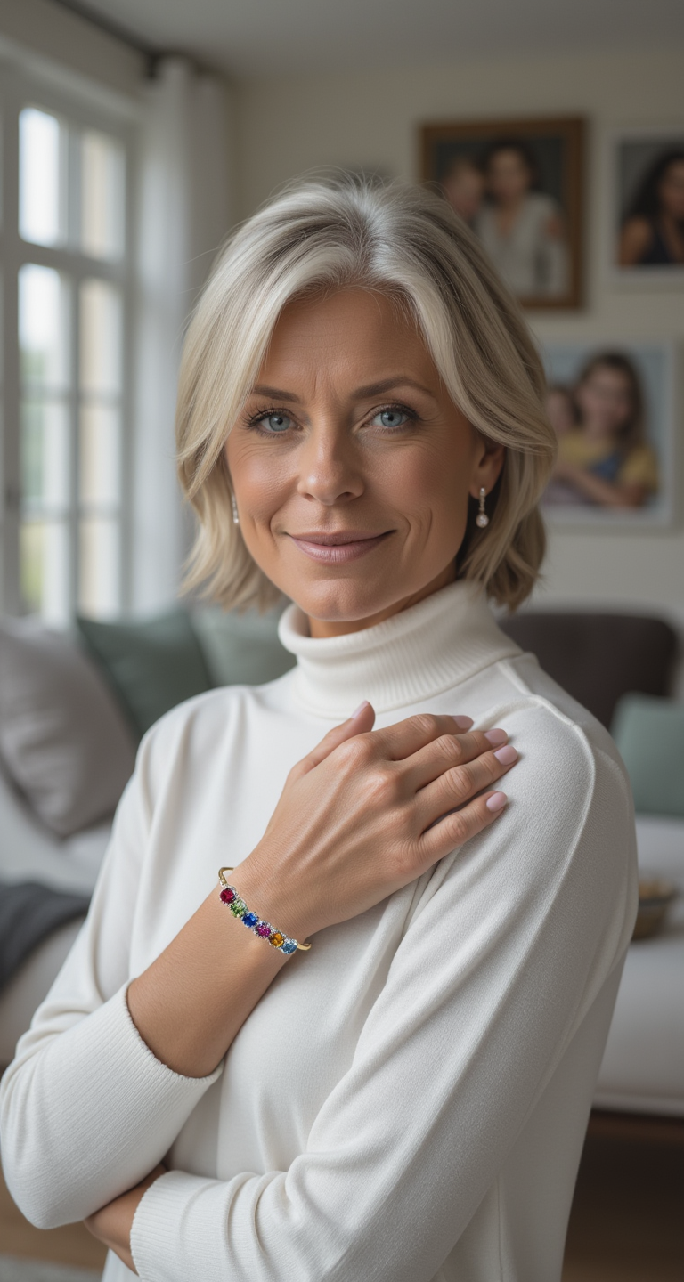 Custom Mothers Birthstone Bracelet