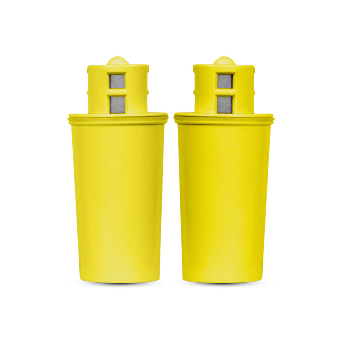 Two yellow filter cartridges.