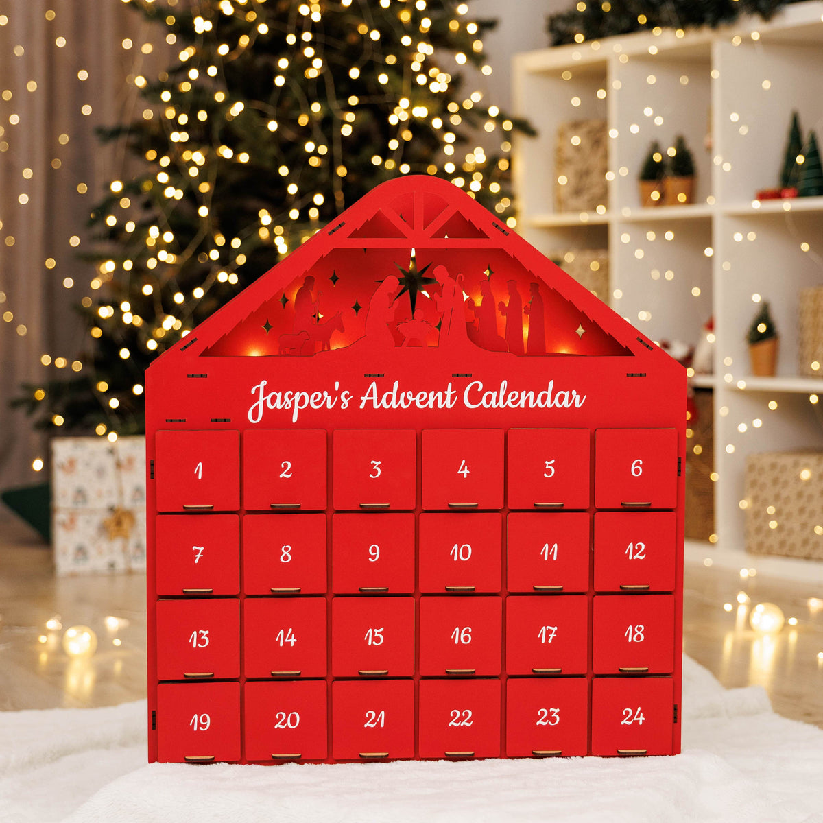 Christmas Advent Calendar - Red