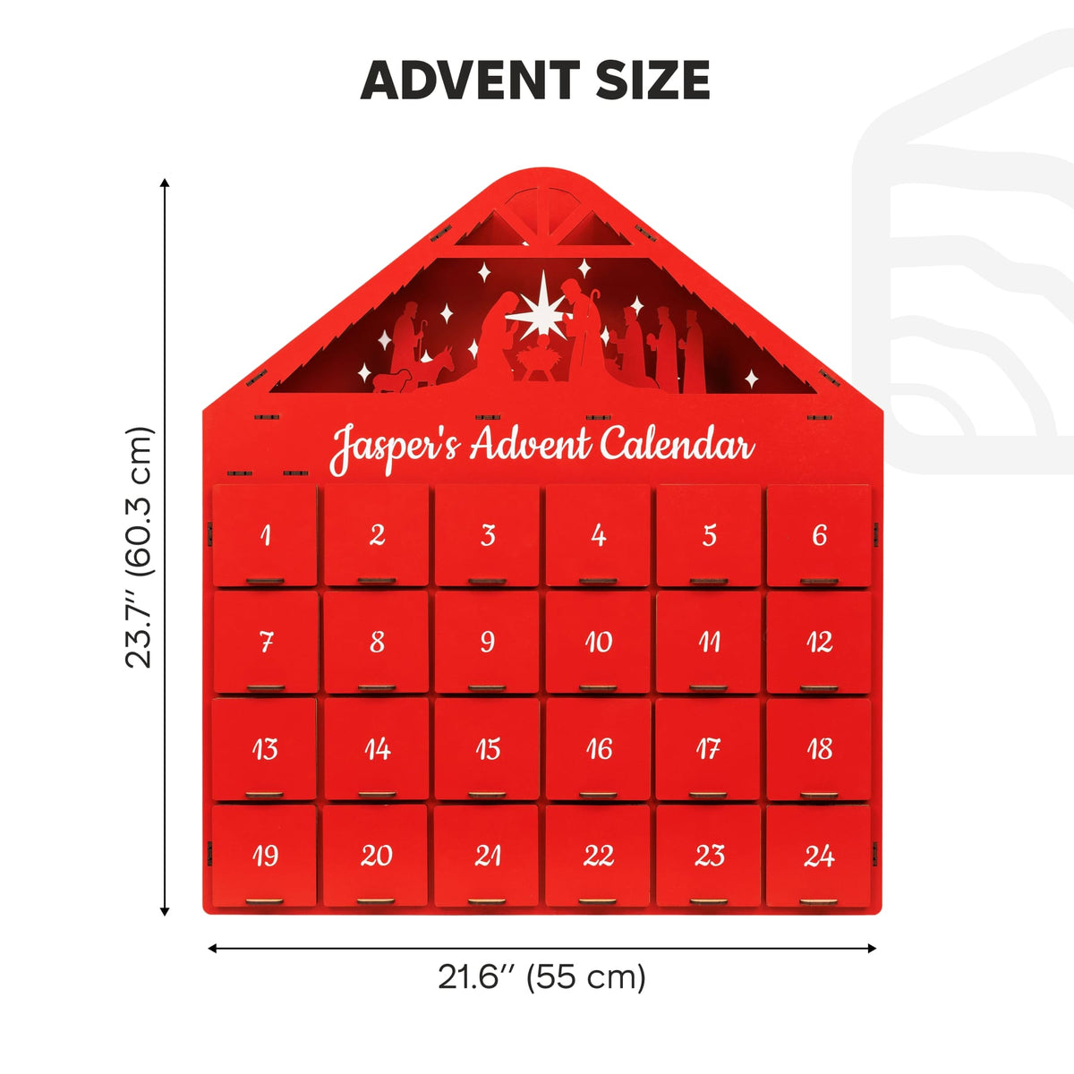 Christmas Advent Calendar - Red