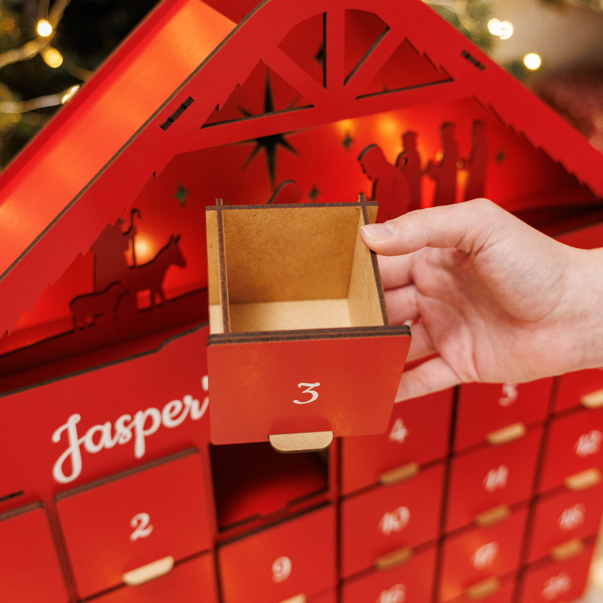 Christmas Advent Calendar - Red