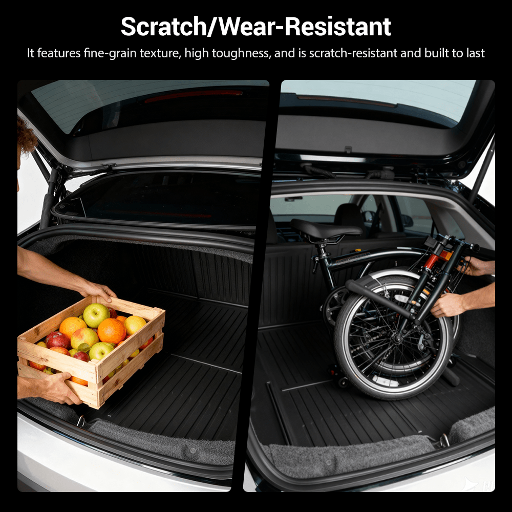 TESERY Trunk Mat With Backrest Mat for Model 3 Highland