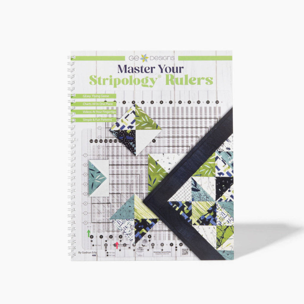 Master Your Stripology Rulers quilting book.